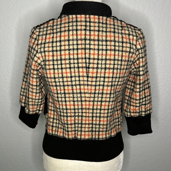 Lauren Moffatt Women’s Plaid Wool Jacket Blazer XSmall - Picture 4 of 12